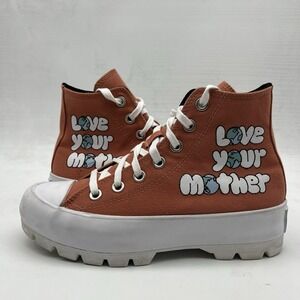 Size 7 - Converse Chuck Taylor All Star Lugged High Love Your Mother -...